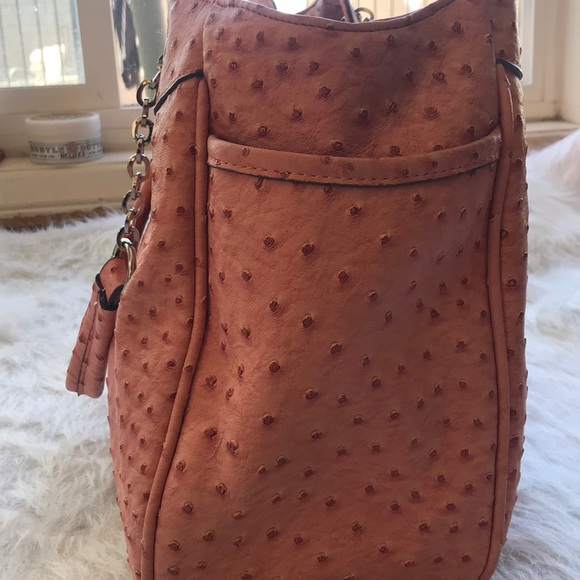 Pink Studded Chain Hoop Handle Purse - Picture 4 of 8